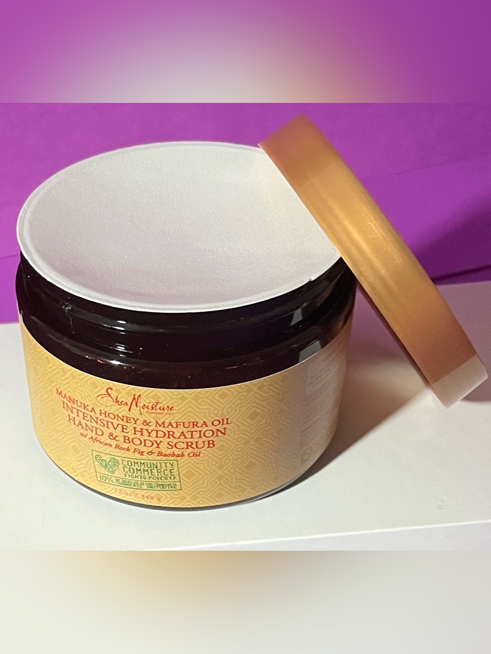 SHEA MOISTURE - MANUKA HONEY & MAFURA OIL INTENSIVE HYDRATION HAND & BODY SCRUB - Picture 5 of 5